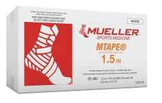 Mueller Sports Medicine 130105 Mtape Athletic Tape White (Pack of 32)