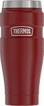 Thermos Stainless King 16 Ounce Travel Tumbler, Matte Red, 470ml