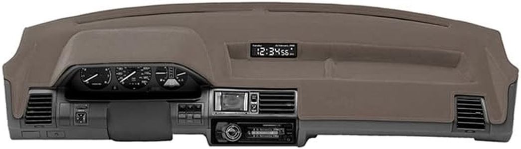 Coverking Dash Cover Mat Pad Custom Designed for Select Hyundai Genesis Dashboards: Velour Material, Taupe