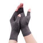 Rheumatoid Arthritis Gloves - Compression Gloves Fingerless Joint Pain Relief Hand Mitten Warmth Gloves Carpal Tunnel Gloves for Women Men