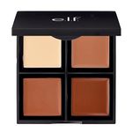 e.l.f. Cream Contour Palette, Cream Highlighter & Bronzer Compact For Contouring, Sharpen & Sculpt Complexion