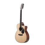 Saga Sf700Gce Pro Grand Concert Electro Acoustic Cutaway Guitar With Fishman Pickup - Metal