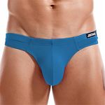 JOCKMAIL Mens Jockstrap Underwear Jock Straps Male Athletic Supporters Men Sport Underwear (as8, alpha, x_l, regular, regular, Blue)