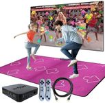 YRPRSODF Dance Mat for Kids and Adults, Double User Wireless Dance Pad Game for TV, Exercise Dancing Mat for Family Games,Gifts Ideas for Girls and Boys,Red