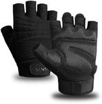 VWX Workout Gloves for Men and Women, Superior Anti-Slip Silicone on Palm for Gym, Weight Lifting, Cycling, Gym, Exercise, Breathable and Sweat-Wicking Fabric(XX-Large)