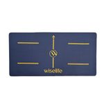 WiseLife Yoga Cushion Pad - Navy Blue | Elbow & Knee Pad | 24x12 inches,High Density Premium ECO TPE Foam Material | Extra Cushion, Professional Grip & | Support for Knees, Hands, Wrists, and Elbows | Pushups,Yoga, Meditation, Pilates, Exercise & Workout (16 MM)