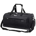 Kuston Sports Gym Bag with Shoes Compartment &Wet Pocket Gym Duffel Bag Overnight Bag for Men and Women