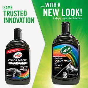Turtle Wax Color Magic Car Polish Black 500ml – Restores Shine & Colour