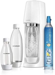 Sodastream Spirit Mega Pack 1 Spirit + 1 60 L CO2 Cylinder + 2 1L & 1 500ml Reusable Bottles (White) MegaPack Australian Model