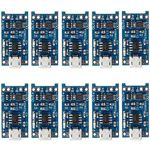 10 PCS TP4056 1A 5V Lithium Battery Charging Board Module Micro USB Interface Charging Protection 2-in-1