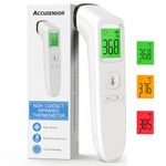 Infrared Thermometer for Adults and Kids, Non-Contact Forehead Thermometer for Fever, Baby thermometer with Fever Alarm, LCD Display, Digital thermometer with Backlight