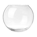 CAS Glass Fish Bowl 1.6 Litre (6 INCH, Without Neck Collor (W/C))