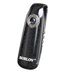 BOBLOV 007 128GB Small Body Cameras, 1080P Full HD Mini Camera Body Wear Camera, Bike Cameras Cycling Video Recorder, Portable Pocket Body Cams with Back Clip, Motion Activate