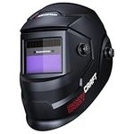 ARCCAPTAIN True Color Auto Darkening Welding Helmet, Solar Powered Welding Hood, 1/1/1/1 Top Optical Clarity Welding Mask, Wide Shade 4/9-13 for TIG MIG ARC Weld Grinding Welder Helmet