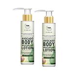 TNW-THE NATURAL WASH Avocado Moisturizing Lotion With Argan Oil For Dry and Flaky Skin (Non-Greasy Paraben Free Formula) Pack of 2 Each - 100 ml