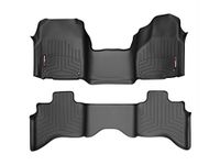 Weathe/Floor Mats 44066 1-2 RAM Truck 1500, Black