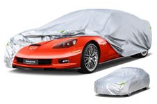 Kaugung 6 Layers Car Cover Custom Fit Chevrolet Corvette C4 C5 C6 C7 C8 1980-2024, Waterproof Car Cover All Weather for Automobiles, Sun Rain Dust Snow Protection.