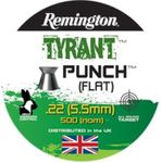 MR SERVICES HAZLEMERE LTD - REMINGTON TYRANT PUNCH FLATHEAD .22-5.5mm AIRGUN - AIR RIFLE PELLET TIN OF 500