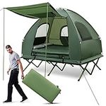 Tangkula 5-in-1 Tent Cot, 2 Person 