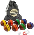 GoSports 100 mm Hardwood Bocce Set 