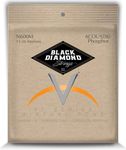 Black Diamond N600M Phosphor Bronze Acoustic Guitar Strings, Medium