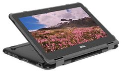 mCover Case Compatible for Dell Chromebook 11.6" 3120/3100 / 3110 2-in-1 Education Series(with 360 ° Hinge) Laptop ONLY (NOT Fitting Any Other Dell Models) - Black