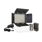 Vidpro LED-330X Photo and Video Light Kit - On Camera Panel LED Light - Adjustable and Dimmable 3200K-5600K Variable Color Light Fits Cameras w/Hot Shoe Includes Rechargeable Battery Diffuser