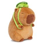 Capybara Plush, 8.6"/22cm Capybara Stuffed Animal Plushies Doll Toy Kawaii Plush Christmas Birthday Gifts for Kids Adults