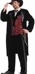 Forum Novelties Men's Designer Collection Deluxe Gun Slinger Costume, Multi, Small