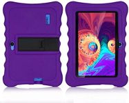 7 Inch Kids Tablet Cases Shockproof Silicone Cover for Dragon Touch Y88X Plus Y88X Pro/Haehne/YUNTAB Q88/ZONKO/Tagital T7K/Contixo/iRULU X37/SIXGO/INONI/LAMZIEN/Dasuy/CARRVAS Kids Tablet (Purple)