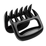 BBQ Meat Shredder Claws for Pulled Pork, Full Solid BBQ Meat Shredder Claws, Grill Smoker Meat Claws, Smoked Barbecue Grilling Accessories (Black) Upgraded