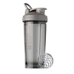 BlenderBottle Shaker Bottle Pro Series Perfect for Protein Shakes and Pre Workout, 28-Ounce, Smoke Grey