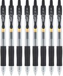 Pilot, G2 Premium Gel Roller Pens, Extra Fine Point 0.5 mm, Pack of 8, Black