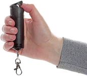 mace Brand Maximum Strength Pepper Spray with KeyGuard Hard Case (Black) – Accurate 10’ Powerful Pepper Spray, Flip Top Safety Cap, Leaves UV Dye on Skin – Great for Self-Defense, 11 Gram, (80391)