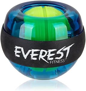 EVEREST FITNESS Gyro Ball for Hand, Grip, & Forearm - Wrist Exerciser Strengthener - Gyroscope Ball to Regulate Tension, Arthritis & Carpal Tunnel - Gyroscopic Hand Exercise Balls