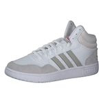 adidas Mens Hoops 3.0 MID FTWWHT/METGRY/GREONE Running Shoe - 9 UK (HP7940)