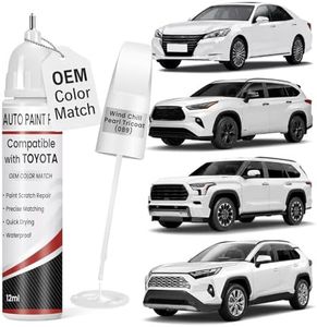 Chill Pearl Tricoat(089) Touch Up Paint for Toyota, 0.4 fl oz OEM Color Match Professional Grade Car Paint Scratch Remover for Avalon/RAV4/Camry/Corolla/Highlander/Prius/Sequoia/Sienna/Tacoma