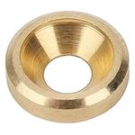 POCREATION 50 pcs Countersunk Washer CNC Pure Copper Finishing Washers Countersunk Cup Shim for Screw M3 M4 M5 M6(M4) Gasket Retaining Ring Industrial Supplies