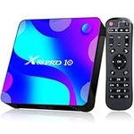 Android Box,Android TV Box 11.0 2GB Ram 16GB Rom RK3318 Quad Core Cortex-A53,Support LAN 100M Ethernet/2.4GHz+5GHz Dual WiFi/Bluetooth 4.0/USB 3.0/3D/4K Smart Boxes