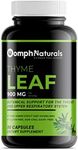 Oomph Naturals Thyme Leaf, 900mg Thymus Vulgaris Leaf Extract, 90 Capsules 45 Day Supply, Non-GMO, Gluten Free, Support for Respiratory System