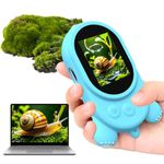 Microscope for Kids - Digital Magnifying Glass Kids with 2.0" HD Screen, Portable Handheld Camera Miniscope with Light, Childrens Science Experiments, Fun Educational Toys Gifts for Age 4-12, Blue
