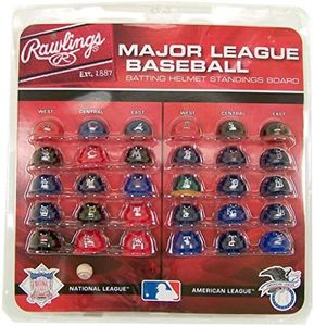MLB Major League Baseball Deluxe Helmet Standings Board, Mini, Red