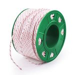 Mtanlo Recoil Starter Rope Pull Cord 4mm 100-Meter for Stihl Husqvarna Echo Poulan Homelite McCulloch Sears Craftsman Trimmer Edger Brush Cutter Lawn Mower Chainsaw