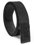 Timberland PRO Men's No-Scratch No Buckle Mechanic Belt, Black, 38