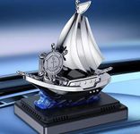 YOURKARTS.COM Ocean Premium Oil Car Dashboard Solar Perfume Ship Shaped Toy, 10 ml