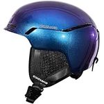 Odoland Ski Helmet,Shinning Snowboard Helmet, Adjustable Ventilation System, PC Shell Protective EPS Foam Fashion Style Snow Helmet for Men Women Youth, Goggles Compatible