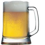 Pasabahce Glass Party Large Beer Mugs - Set of 2 (660 ml, Clear)