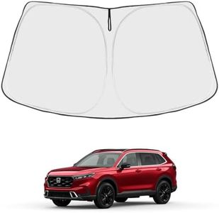 Front Windshield Sun Shade Foldable Sunshade Protector Custom Fit 2023 Honda CRV SUV, LX, EX, EX-L, Sport Hybrid, Touring Accessories 2023 Upgrade