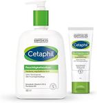 CETAPHIL Moisturising lotion, 460 ml and moisturiser, 85 g, for dry, sensitive skin on body and face, provides intensive 48 hours moisture, clinically tested for sensitive skin