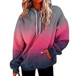 AMDOLE Cyber Of Monday deals today Long Hoodies for Women uk Plus Size Hooded Sweatshirt Long Sleeve Drawstring Sweatshirt Women Fall Tops Loose Sweatshirt With Pockets lightning deals of today